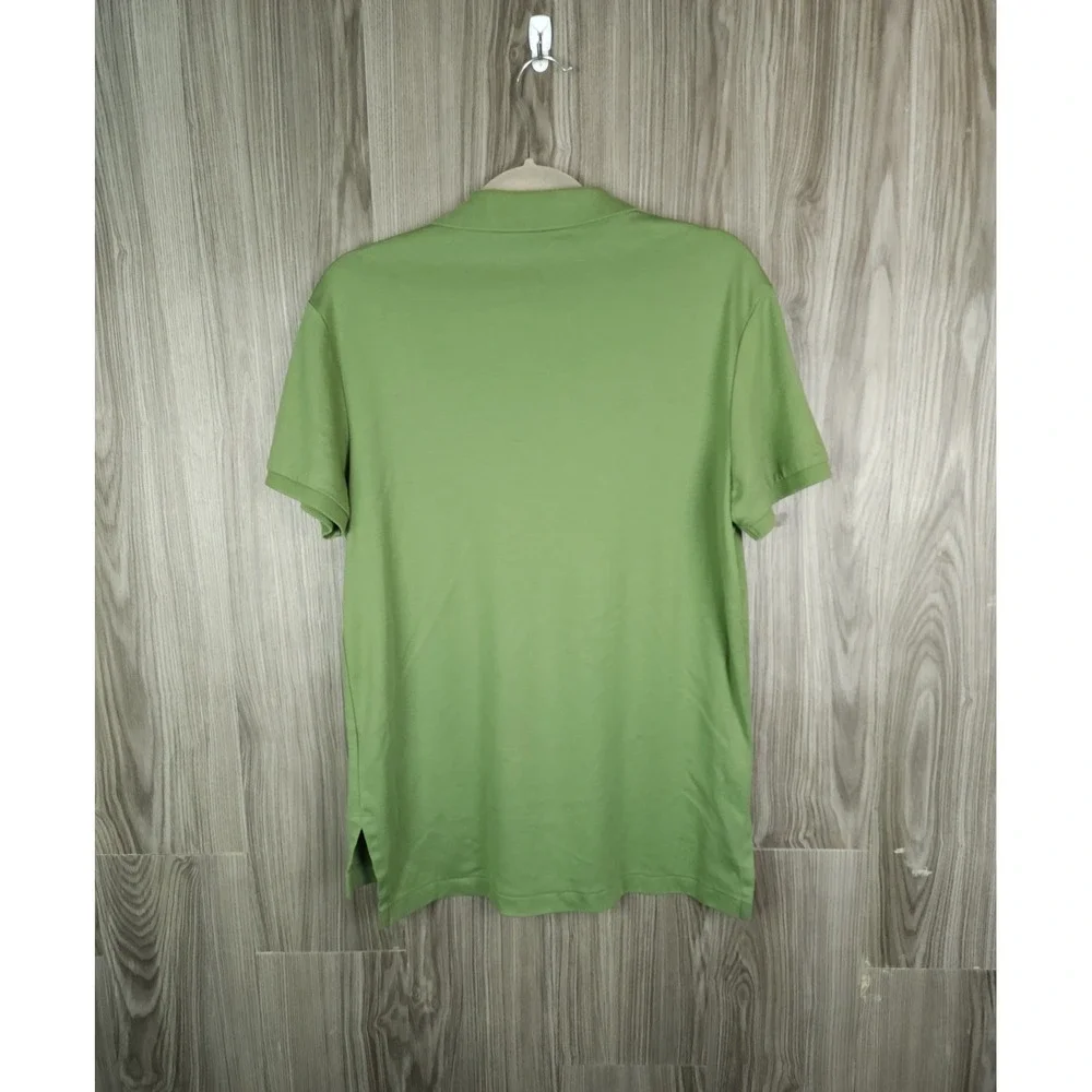 Polo Ralph Lauren Mens Green Short Sleeve Cotton Polo Shirt Size Medium